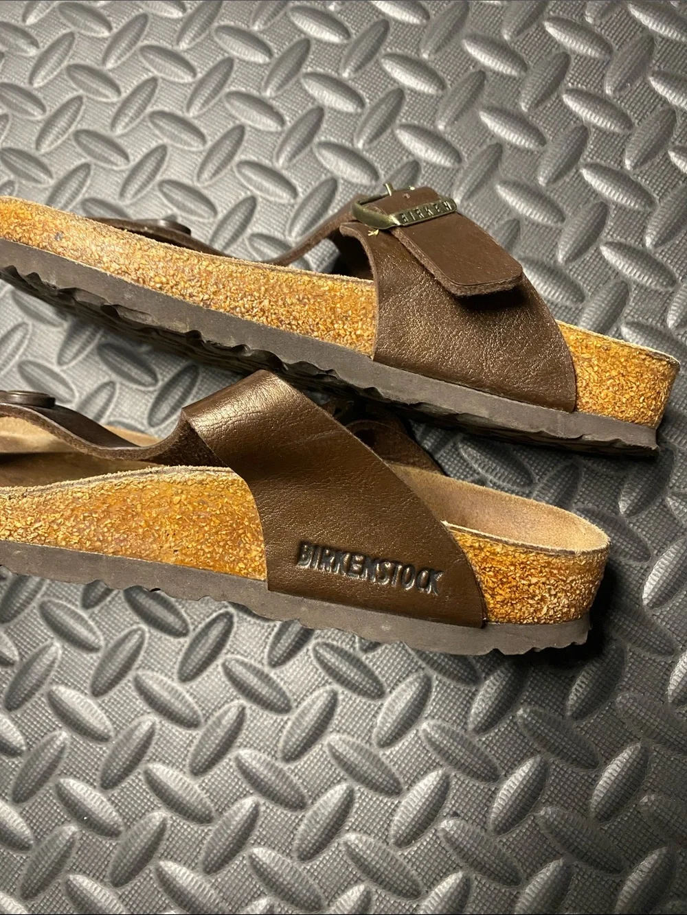 Birkenstock Adria Womens Brown-Copper Oiled Leather Thong Sandals Size 37 US 6 - Picture 4 of 6